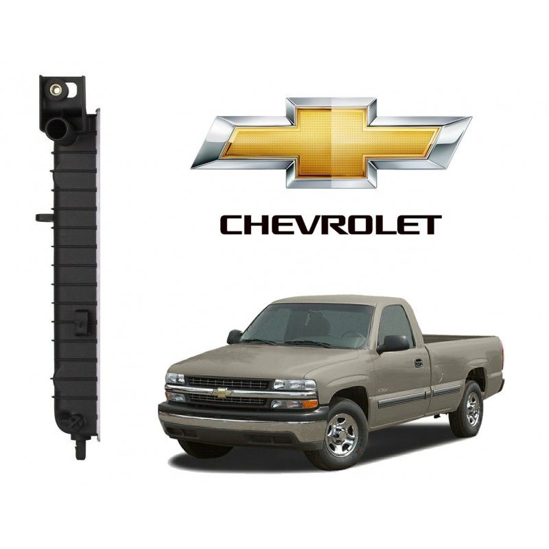 Tanque Cajera Radiador Chevrolet Silverado 2000 - 2004